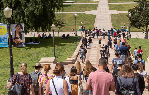 ucla students on janss steps